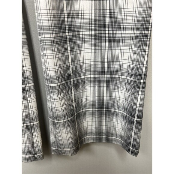 Express Women’s Y2K Editor Career clueless Black Plaid Flare pants office siren - Picture 3 of 6